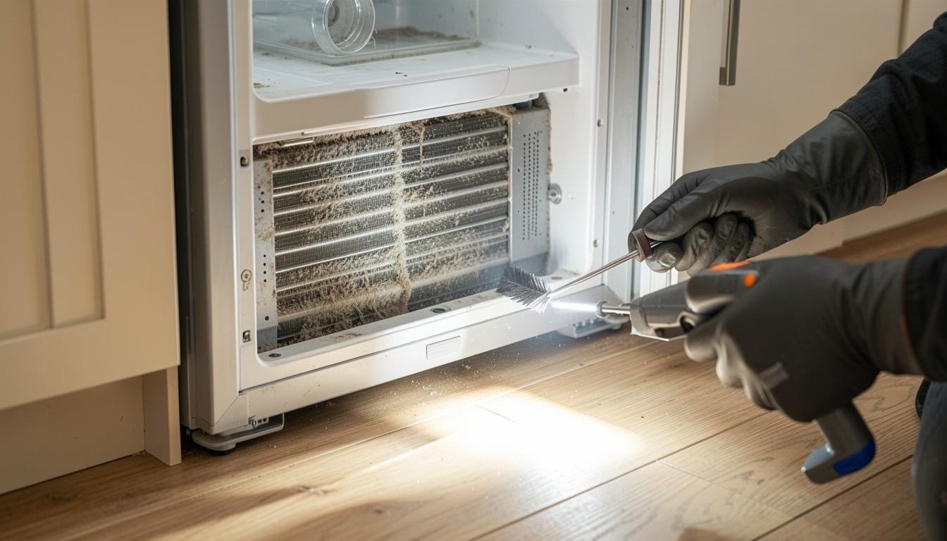 Is Your Fridge Running Warm How to Clean Condenser Coils